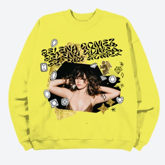 Selena Gomez Neon Green Sweater Sz 2XL (NEW) - Picture 1 of 3